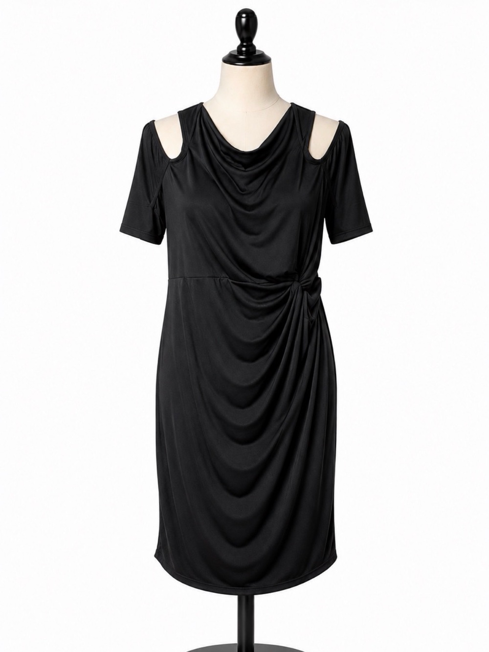 Lisa & Lucy Size L Black Cold Shoulder Women’s Dress